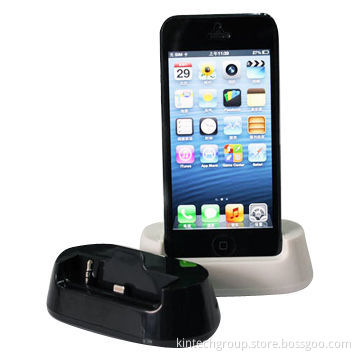 Docking Stations for iPhone 5, Can Play Music from iPhone 5, Dock with Speaker and Charger Function